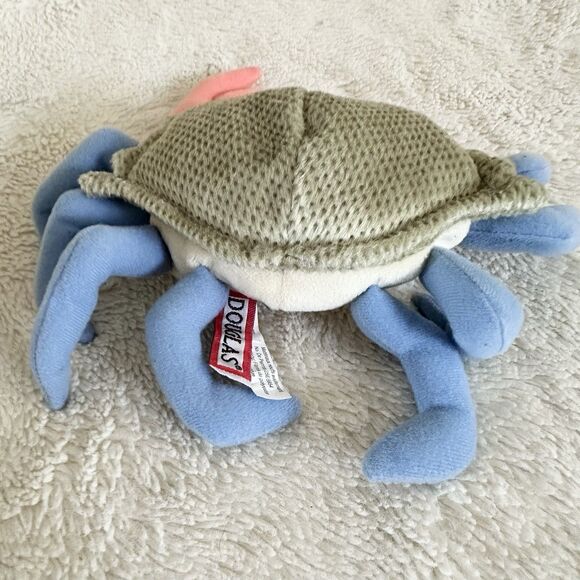 Douglas Toys Buster Blue Green Crab 8” Plush Stuffed Animal Toy #2862 - Picture 3 of 7
